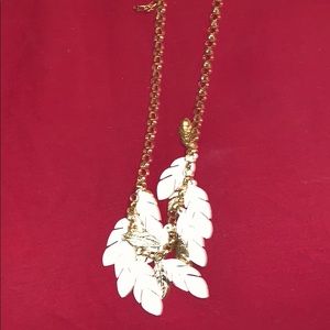 Leaf necklaces w/ leaf earrings